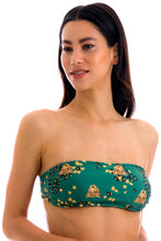 Carregar imagem no visualizador da galeria, Gallery: Rio De Sol Soutien Top Roar-Green Bandeau-Reto