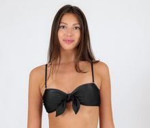 Carregar imagem no visualizador da galeria, Gallery: Rio De Sol Soutien Top Shimmer-Black Bandeau-No