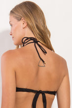 Carregar imagem no visualizador da galeria, Image 07: Rio De Sol Soutien Top Shimmer-Black Twist