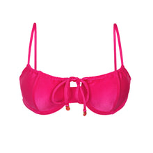 Carregar imagem no visualizador da galeria, Product Front: Rio De Sol Soutien Top Shimmer-Olinda Balconet-Tie