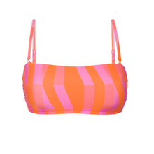 Carregar imagem no visualizador da galeria, Product Front: Rio De Sol Soutien Top Sunrise Bandeau-Reto