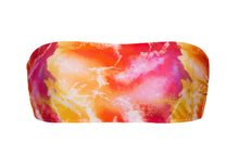 Carregar imagem no visualizador da galeria, Product Front: Rio De Sol Soutien Top Tiedye-Red Bandeau-Reto