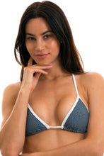 Carregar imagem no visualizador da galeria, Gallery: Rio De Sol Soutien Top Tri Micro Poa White