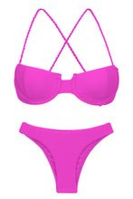 Carregar imagem no visualizador da galeria, Set St-Tropez-Pink Balconet Essential
