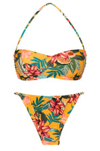Carregar imagem no visualizador da galeria, Product Front: Rio De Sol Set Set Lis Bandeau-Pli Cheeky-Fixa
