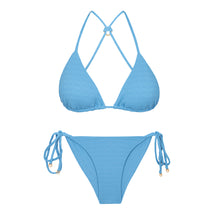 Carregar imagem no visualizador da galeria, Product Front: Rio De Sol Set Set Solar-Celeste Tri-Aya Cheeky-Tie
