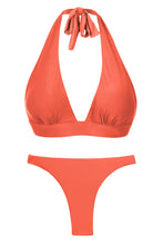 Carregar imagem no visualizador da galeria, Product Front: Rio De Sol Set Set Light-Peach Halter-Cos Leblon-Fio
