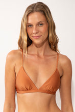 Carregar imagem no visualizador da galeria, Gallery: Rio De Sol Soutien Top Shimmer-Nocciola Tri-Fixo-Noa
