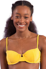 Carregar imagem no visualizador da galeria, Gallery: Rio De Sol Soutien Top Malibu-Yellow Balconet
