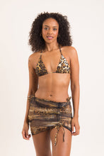 Carregar imagem no visualizador da galeria, Model Front: Rio De Sol Saia Leo Skirt-Rushed
