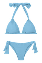 Carregar imagem no visualizador da galeria, Product Front: Rio De Sol Set Set Dots-Sky Mel Italy
