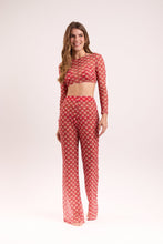 Carregar imagem no visualizador da galeria, Model Front: Rio De Sol Calça De Praia Floral-Scales Pants Lana
