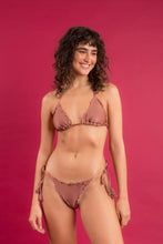 Carregar imagem no visualizador da galeria, Image 09: Rio De Sol Calcinha Bottom Shimmer-Copper Frufru-Fio
