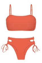 Carregar imagem no visualizador da galeria, Product Front: Rio De Sol Set Set Light-Peach Bandeau-Reto Madrid
