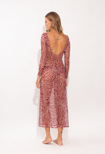 Carregar imagem no visualizador da galeria, Model Back: Rio De Sol Vestido De Praia Dune Dress Lucy
