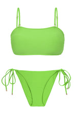 Carregar imagem no visualizador da galeria, Product Front: Rio De Sol Set Set Lemon Bandeau-Reto Ibiza-Comfy

