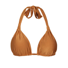Carregar imagem no visualizador da galeria, Product Front: Rio De Sol Soutien Top Shimmer-Nocciola Mel
