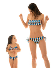 Carregar imagem no visualizador da galeria, Model Back: Rio De Sol Biquini Menina Geometric Kids

