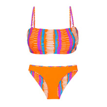 Carregar imagem no visualizador da galeria, Product Back: Rio De Sol Set Set Stripes Bandeau-Reto Essential-Comfy
