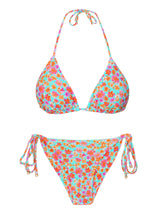 Carregar imagem no visualizador da galeria, Product Front: Rio De Sol Set Set Ditsy-Sky Tri-Inv Cheeky-Tie
