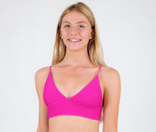 Carregar imagem no visualizador da galeria, Gallery: Rio De Sol Soutien Top Cotele-Amaranto Tri-Tank
