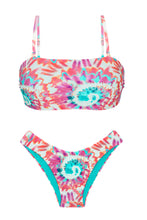 Carregar imagem no visualizador da galeria, Product Front: Rio De Sol Set Set Splash Bandeau-Reto Highleg
