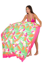 Carregar imagem no visualizador da galeria, Image 03: Rio De Sol Canga Green Bloom Canga
