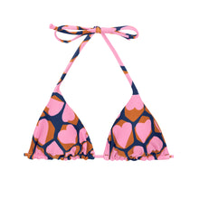 Carregar imagem no visualizador da galeria, Product Front: Rio De Sol Soutien Top Amore-Pink Tri-Inv
