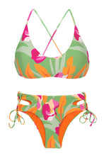Carregar imagem no visualizador da galeria, Product Front: Rio De Sol Set Set Green-Bloom Bralette Madrid
