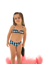 Carregar imagem no visualizador da galeria, Model Front: Rio De Sol Biquini Menina Geometric Kids

