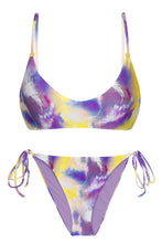 Carregar imagem no visualizador da galeria, Product Front: Rio De Sol Set Set Tiedye-Purple Bralette Ibiza-Comfy
