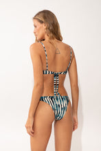 Carregar imagem no visualizador da galeria, Model Back: Rio De Sol Soutien Top Azule Juliette
