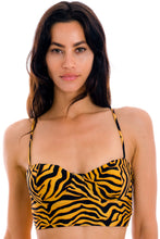 Carregar imagem no visualizador da galeria, Gallery: Rio De Sol Soutien Top Wild-Orange Balconet-Anna
