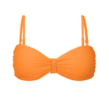 Carregar imagem no visualizador da galeria, Product Front: Rio De Sol Soutien Top Dots-Mango Bandeau-Crispy
