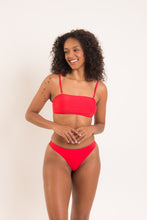 Carregar imagem no visualizador da galeria, Image 03: Rio De Sol Set Set Rouge Bandeau-Reto Nice-Fio
