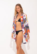 Carregar imagem no visualizador da galeria, Image 02: Rio De Sol Caftans / Saida De Praia Garden-Flower Kimono
