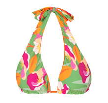 Carregar imagem no visualizador da galeria, Product Front: Rio De Sol Soutien Top Green-Bloom Halter-Double
