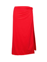 Carregar imagem no visualizador da galeria, Product Front: Rio De Sol Saia Rouge Long-Skirt-Knot
