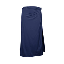 Carregar imagem no visualizador da galeria, Product Front: Rio De Sol Saia Navy Long-Skirt-Knot
