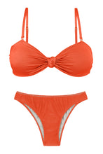 Carregar imagem no visualizador da galeria, Product Front: Rio De Sol Set Set Paprica Bandeau-Joy Essential
