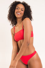 Carregar imagem no visualizador da galeria, Image 10: Rio De Sol Set Set Rouge Bandeau-Reto Nice-Fio
