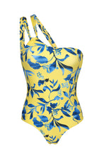 Carregar imagem no visualizador da galeria, Product Front: Rio De Sol Maiô Lemon Flower One Shoulder
