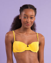 Carregar imagem no visualizador da galeria, Image 10: Rio De Sol Soutien Top Malibu-Yellow Balconet
