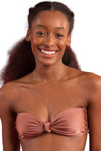 Carregar imagem no visualizador da galeria, Gallery: Rio De Sol Soutien Top Shimmer-Copper Bandeau-Joy
