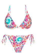 Carregar imagem no visualizador da galeria, Product Front: Rio De Sol Set Set Splash Tri-Fixo Cheeky-Tie
