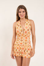Carregar imagem no visualizador da galeria, Image 05: Rio De Sol Mini Dress Mosaico Low Cut Dress
