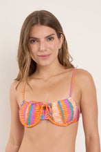 Carregar imagem no visualizador da galeria, Gallery: Rio De Sol Soutien Top Stripes Balconet-Tie
