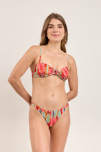 Carregar imagem no visualizador da galeria, Model Front: Rio De Sol Soutien Top Sea-Bloom Bandeau-Joy
