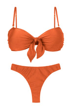 Carregar imagem no visualizador da galeria, Product Front: Rio De Sol Set Set Paprica Bandeau-No Nice-Fio

