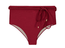 Carregar imagem no visualizador da galeria, Product Front: Rio De Sol Calcinha Bottom Shimmer-Divino Belted-High-Waist
